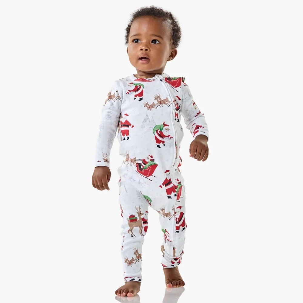 Heritage Santa Organic Cotton Baby Pajama - PBK